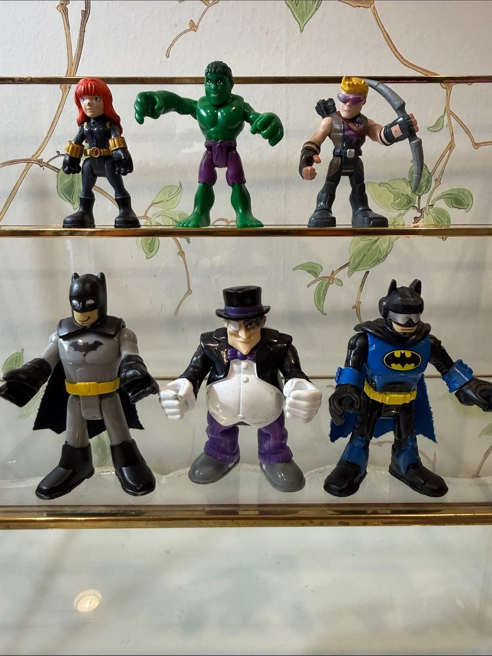 Imaginext Super Friends Super Heroes DC Marvel Action Figures Lot of 6